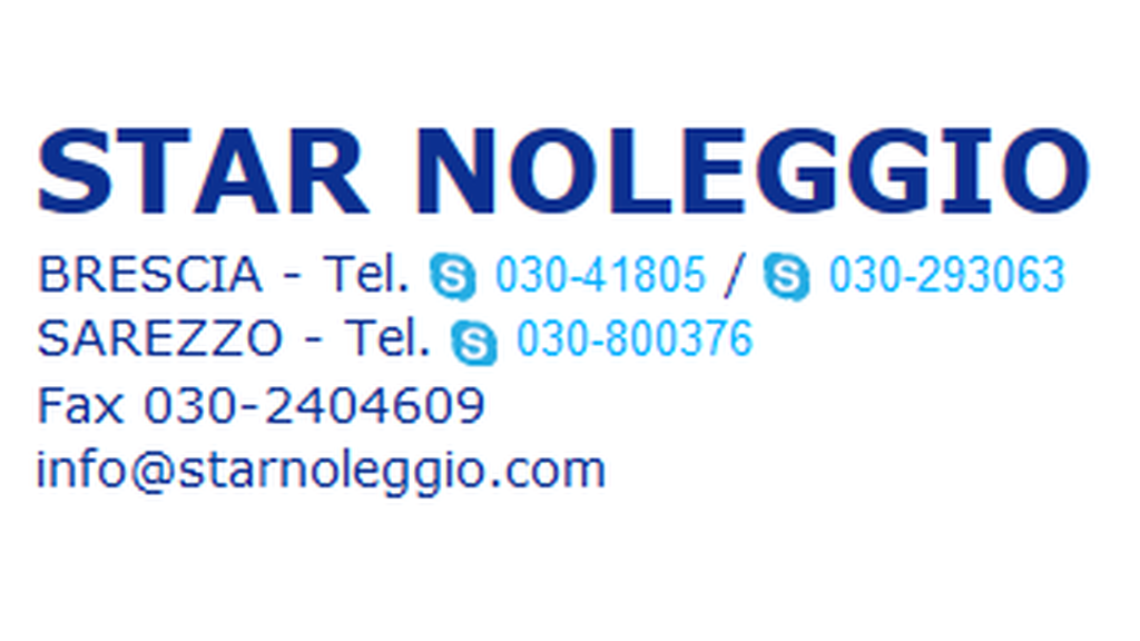 Star Noleggio srl Brescia